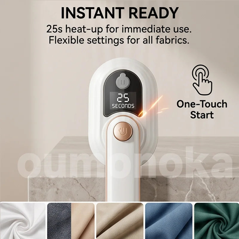 Portable Handheld Garment Steamer – Mini Travel Iron