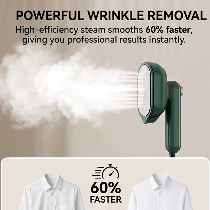 Portable Handheld Garment Steamer – Mini Travel Iron